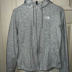 The North Face Gray Zip-Up Hoodie